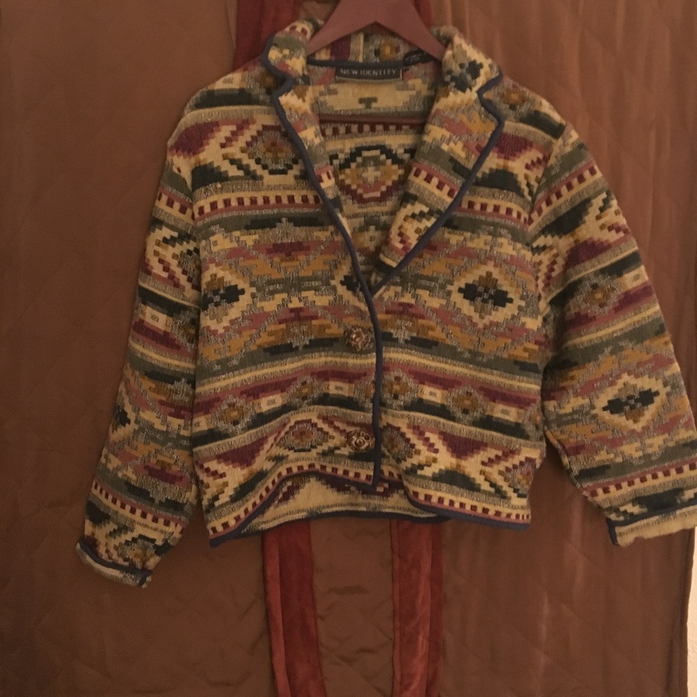Southwest Pattern Woven Coat